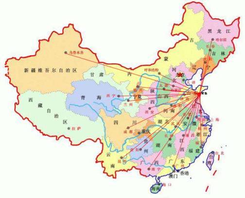 凯能锅炉公司国内销售区域